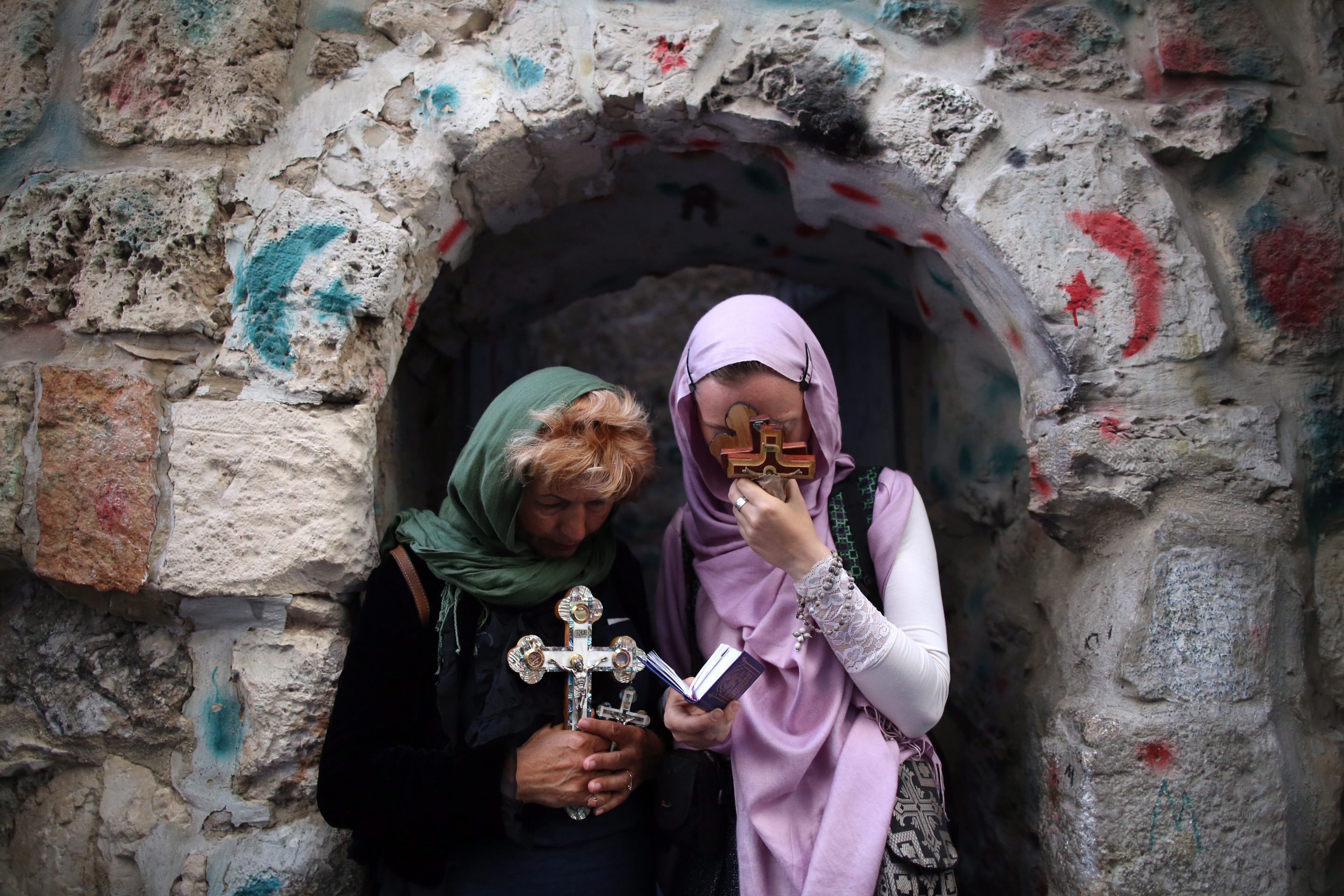 Good Friday procession in Israel