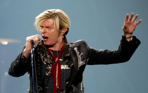 File photo of David Bowie performing his North American debut of "A Reality Tour" in Montreal