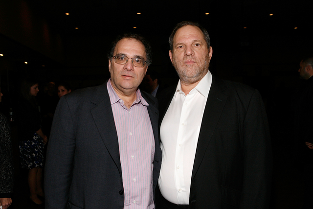 NEW YORK - NOVEMBER 16: Producer Bob Weinstein and producer Harvey Weinstein attends the New York premiere of Dimension Films' "The Road" at Clearview Chelsea Cinemas on November 16, 2009 in New York City. (Photo by Mark Von Holden/Getty Images for Dimension Films)