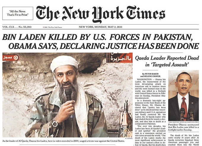 bin laden press