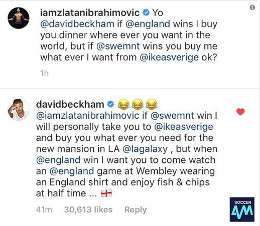 tweet david zlatan