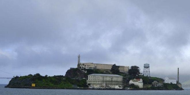 Alcatraz Island is seen Wednesday, March 6, 2019, in San Francisco. Archaeologists have confirmed a long-time suspicion of historians: the famed Alcatraz prison was built over a Civil War-era military fortification. SFGate reports researchers have found a series of buildings and tunnels under the prison yard of Alcatraz Federal Penitentiary, which once held Al Capone. (AP Photo/Eric Risberg)