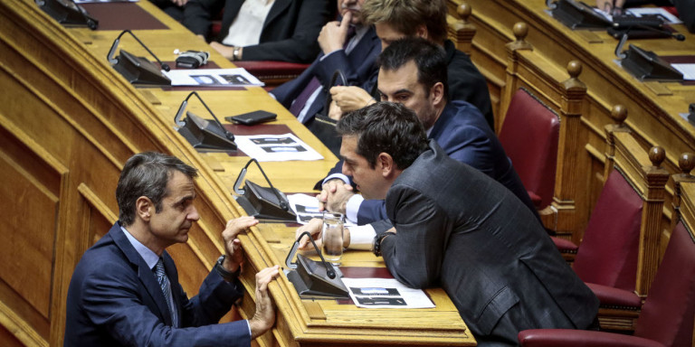 tsipras-mitsotakis-vouli-18-5-2019