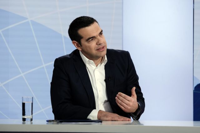 Ο πρωθυπουργός Αλέξης Τσίπρας μιλάει σε συνέντευξή που έδωσε στο κεντρικό δελτίο ειδήσεων του OPENTV και στην δημοσιογράφο Έλλη Στάη (ΔΕΝ ΕΙΚΟΝΙΖΕΤΑΙ), την Πέμπτη 9 Ιανουαρίου 2019. ΑΠΕ ΜΠΕ/ΓΡΑΦΕΙΟ ΤΥΠΟΥ ΠΡΩΘΥΠΟΥΡΓΟΥ/Andrea Bonetti