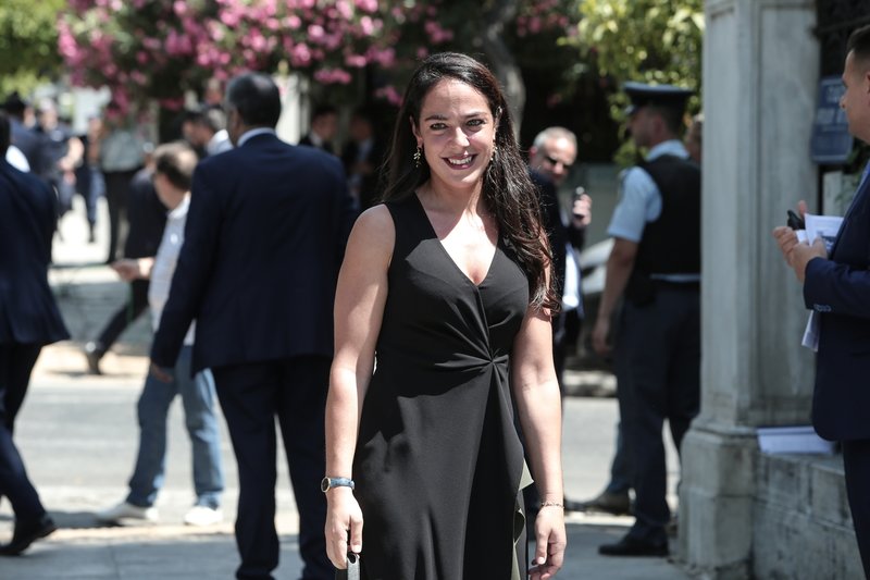 Arrival of ministers at the Presidential Palace for the inauguration of the new government, Athens, Greece on July 9, 2019. / Άφιξη υπουργών στο Προεδρικό Μέγαρο για την ορκωμοσία την νέας κυβέρνησης, Αθήνα, 9 Ιουλίου 2019