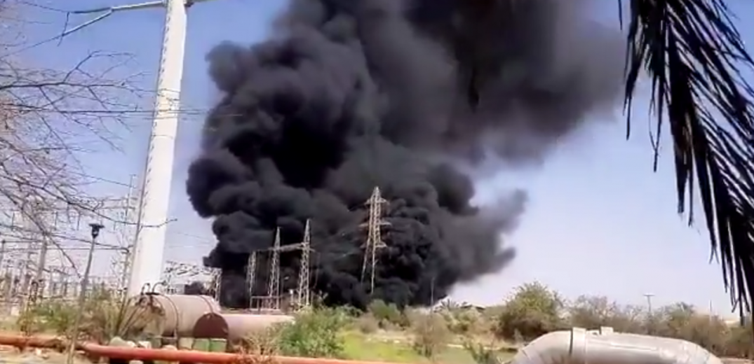 explosion-power-plant-in-ahvaz-in-iran