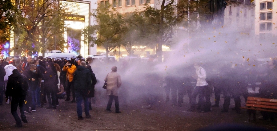 GERMANY PROTEST PANDEMIC CORONAVIRUS COVID19