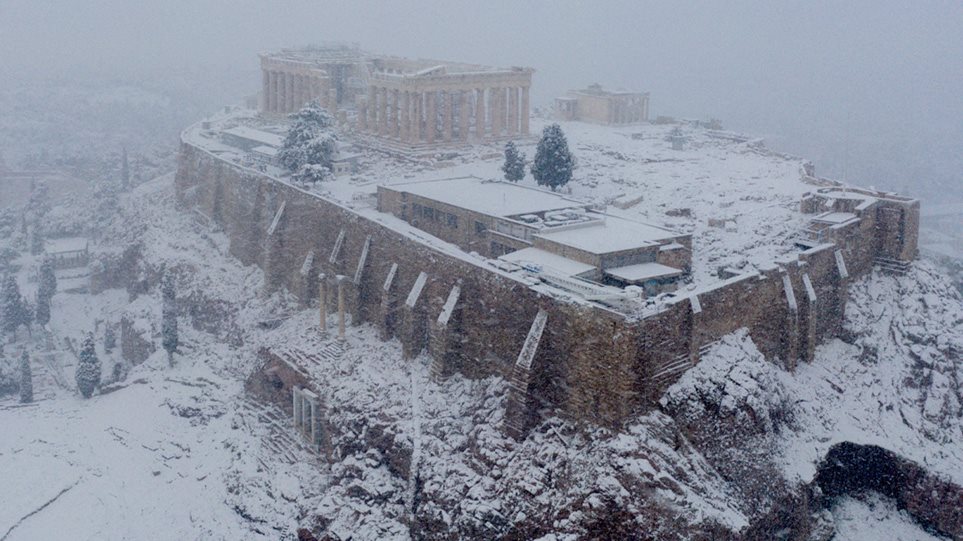 αττικη χιονι