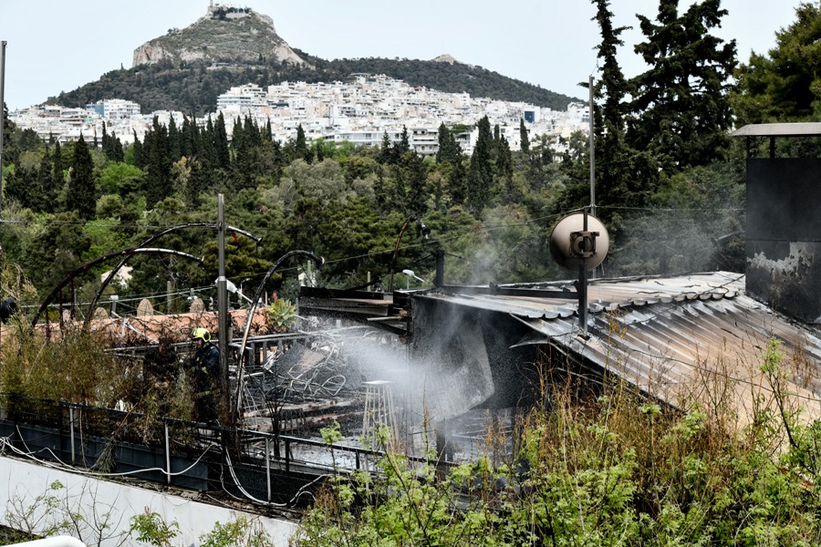 ΠΥΡΚΑΓΙΑ ΣΕ ΧΩΡΟ ΕΣΤΙΑΣΗΣ ΣΤΗ ΠΕΡΙΟΧΗ ΤΟΥ ΜΕΤΣ. Παρασκευή 29 Απριλίου 2022 (ΤΑΤΙΑΝΑ ΜΠΟΛΑΡΗ / EUROKINISSI)