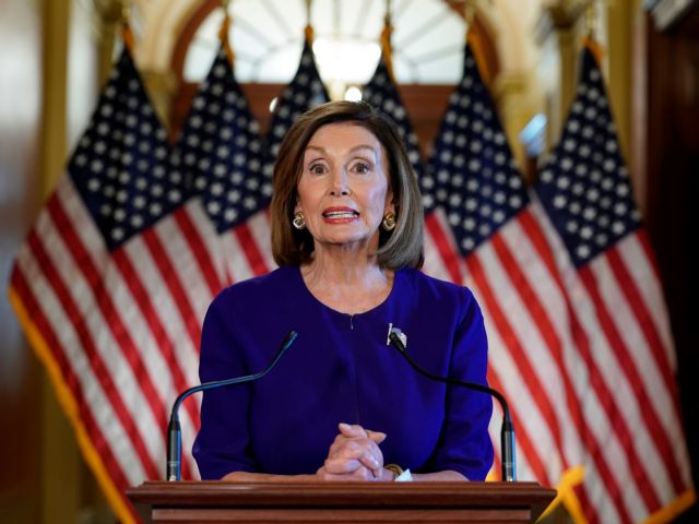 House Speaker Nancy Pelosi (D-CA) announces the House of Representatives will launch a formal inquiry to investigate whether to impeach U.S. President Donald Trump following a closed House Democratic caucus meeting at the U.S. Capitol in Washington, U.S., September 24, 2019. REUTERS/Kevin Lamarque