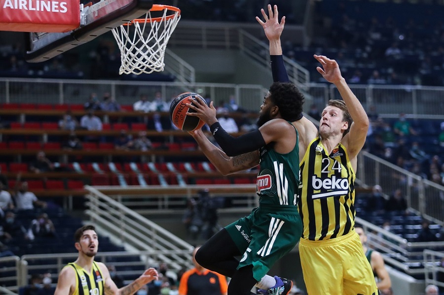 EUROLEAGUE 2021-2022 / ΠΑΟ - ΦΕΝΕΡΜΠΑΧΤΣΕ (ΜΑΡΚΟΣ ΧΟΥΖΟΥΡΗΣ / EUROKINISSI)