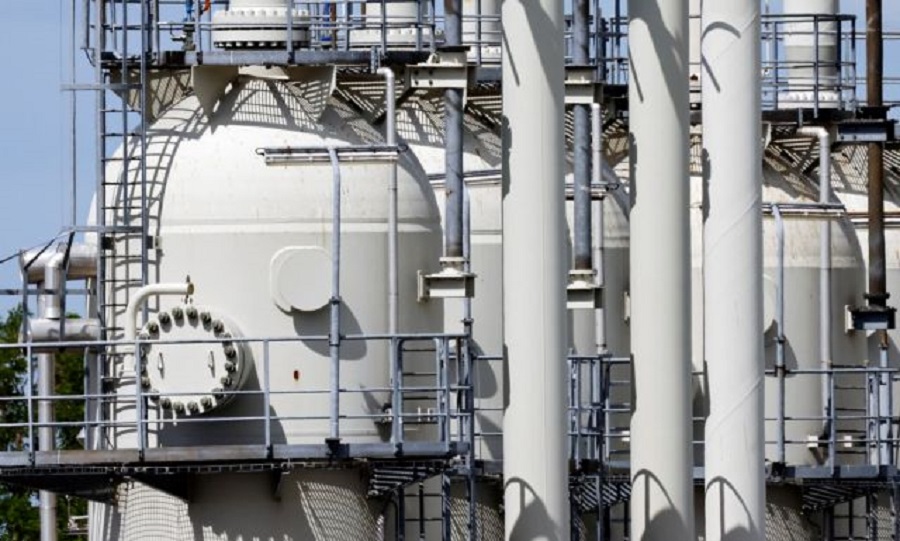 A compressor station of the Jagal natural gas pipeline is pictured at a gas compressor station in Mallnow, Germany, June 13, 2022. REUTERS/Hannibal Hanschke