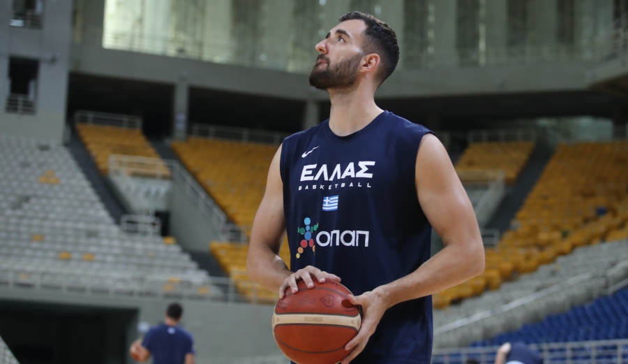 ΠΡΟΕΤΟΙΜΑΣΙΑ ΤΗΣ ΕΘΝΙΚΗΣ ΑΝΔΡΩΝ ΓΙΑ ΤΟ EUROBASKET 2022 / ΠΡΟΠΟΝΗΣΗ (ΜΑΡΚΟΣ ΧΟΥΖΟΥΡΗΣ / EUROKINISSI)