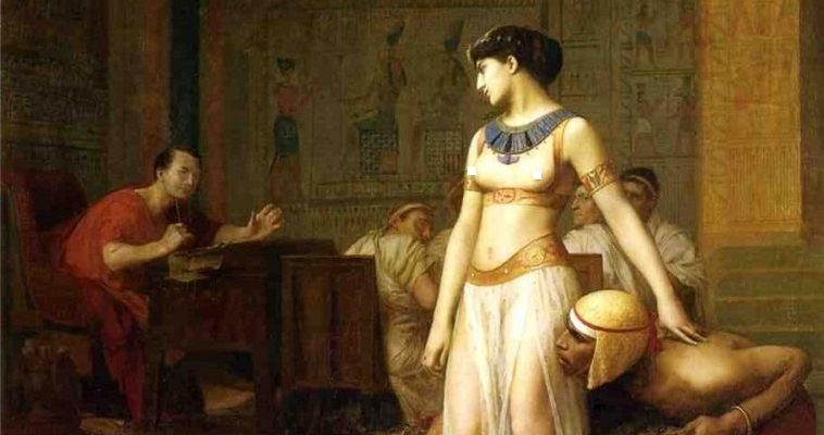 Cleopatra_and_Caesar_by_Jean-Leon-Gerome-758x400