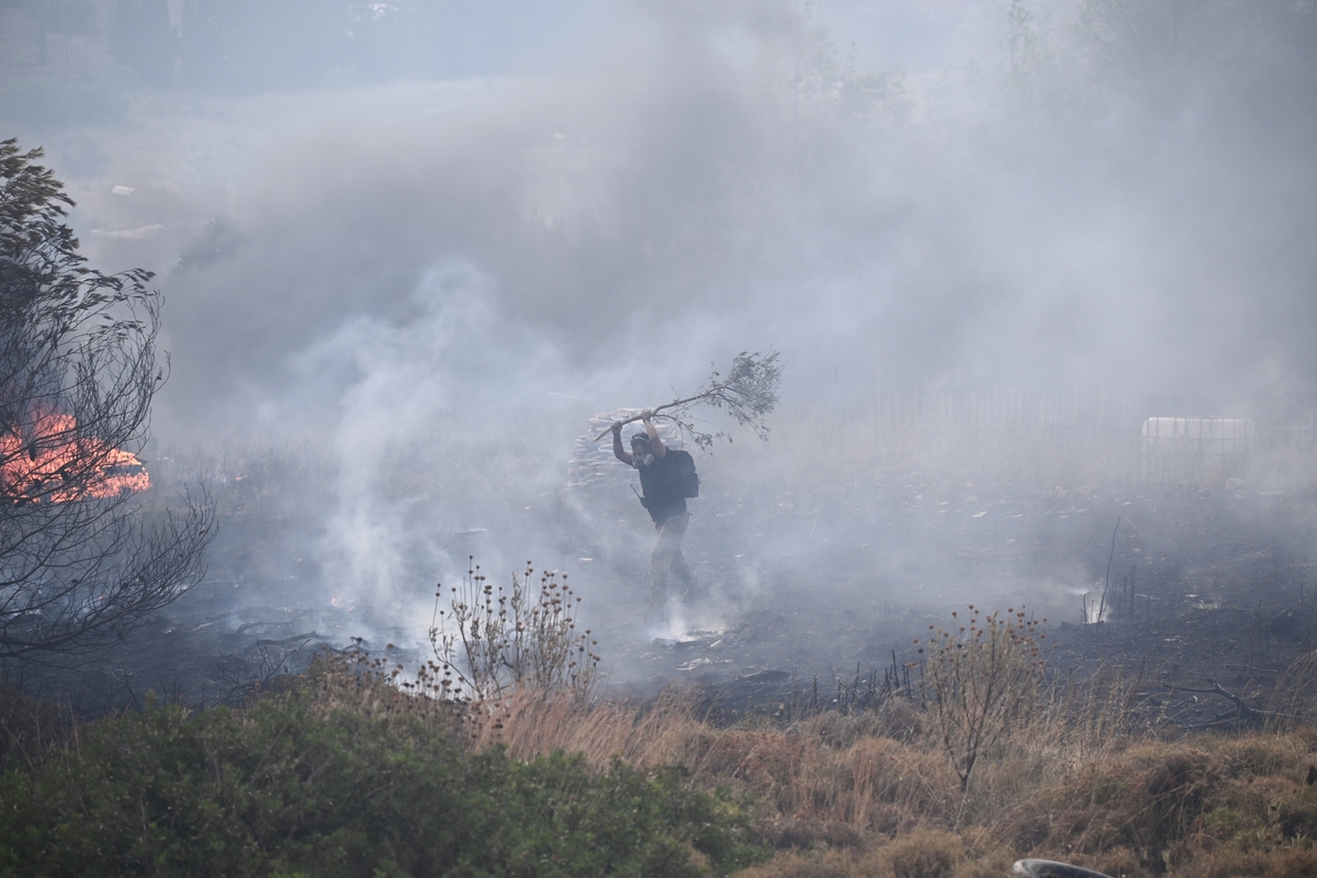 2023, Greece, summer wildfires, wildfire, Αύγουστος, καλοκαιρινές πυρκαγιές, πυρκαγιά, φωτιά, Αγία Παρασκευή, Μενίδι