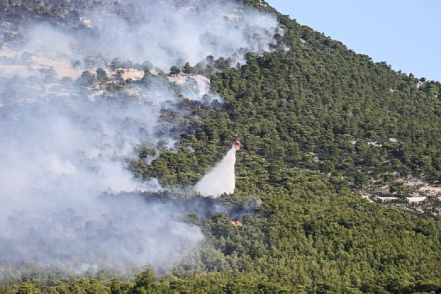 Third day of a Wildfire in Parnitha, on Aug. 24, 2023 / Τρίτη μέρα πυρκαγιάς στην Πάρνηθα, στις 24 Αυγούστου, 2023