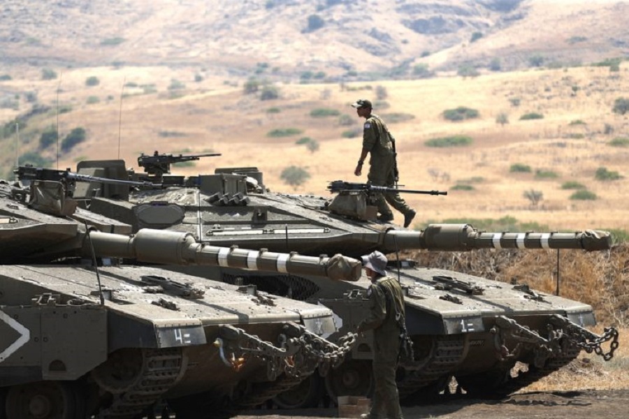 Israel-tanks-for-war-EPA-