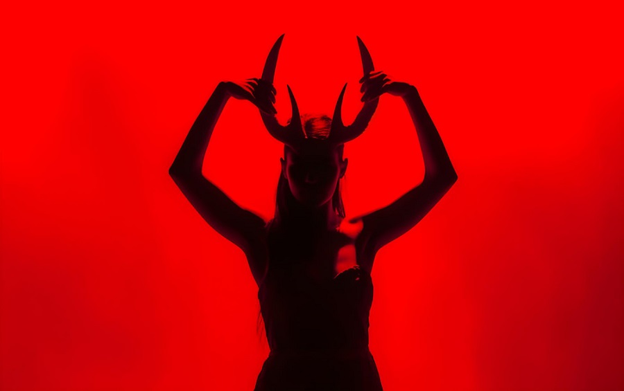 silhouette-deer-with-horns-it