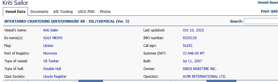 Screenshot 2023-12-01 at 14-54-41 Kriti Sailor - IMO 9335135 - Vessel Data