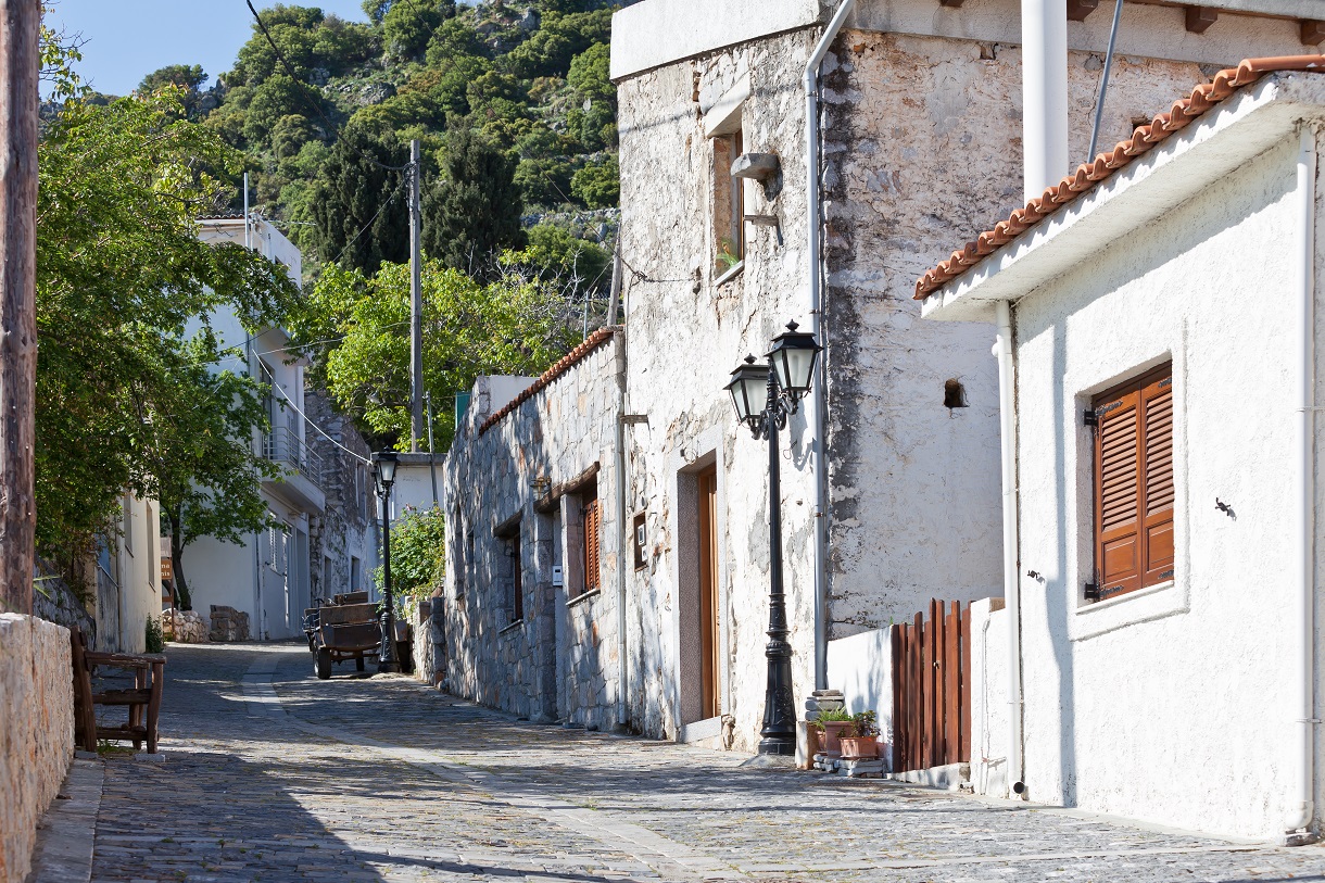 Crete,-,Greece,-,Mountain,Village,Krasi