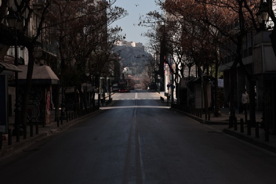 Στιγμιότυπο από την Αθήνα, Κυριακή του Πάσχα 24 Απριλίου 2022.
(ΒΑΣΙΛΗΣ ΡΕΜΠΑΠΗΣ/EUROKINISSI)