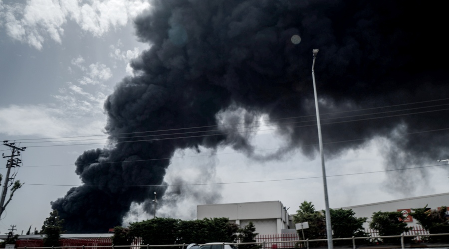 Εκρηξη και πυρκαγιά σε εργοστάσιο κατασκευής τηγανιών, στην οδό Αιγιδών στο Πανόραμα Κηφισιάς Τετάρτη 12 Ιουνίου 2024 (ΠΑΝΑΓΙΩΤΗΣ ΣΤΟΛΗΣ / EUROKINISSI)