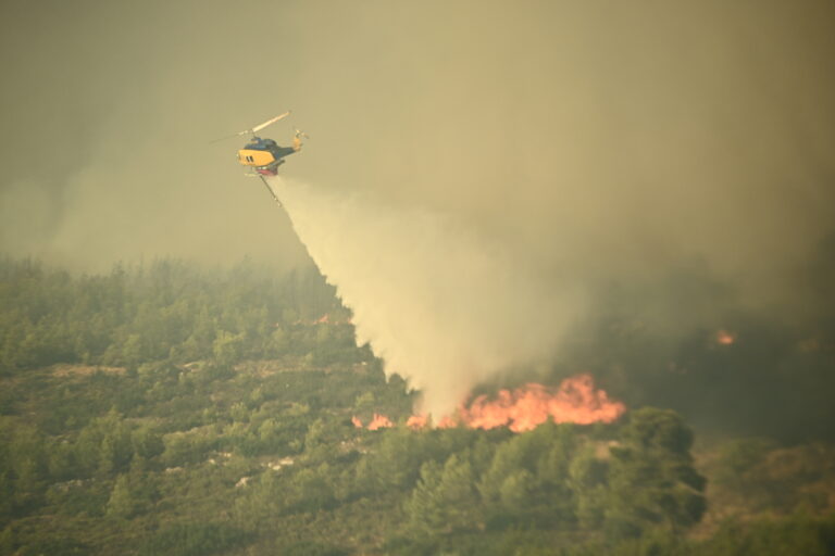 Πυρκαγιά στον Βαρνάβα Αττικής, Κυριακή 11 Αυγούστου 2024 (ΚΩΣΤΑΣ ΤΖΟΥΜΑΣ/EUROKINISSI)