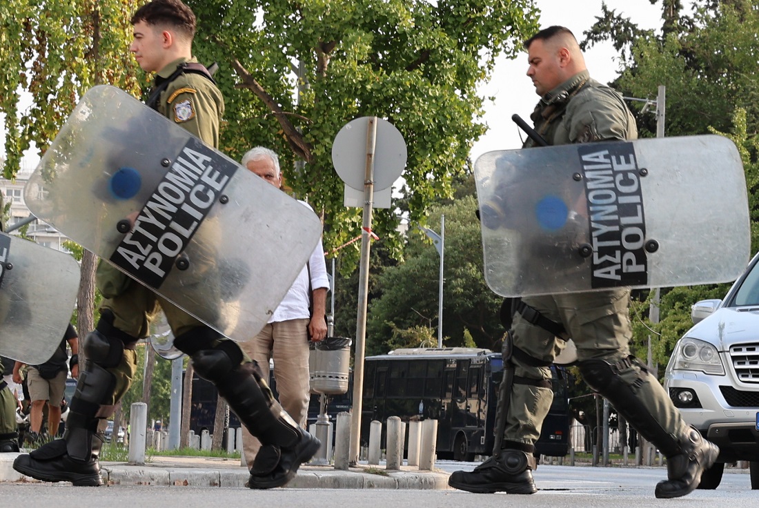 Μέτρα ασφαλείας εν όψει της ομιλίας του Πρωθυπουργού Κυριάκου Μητσοτάκη στην 88η ΔΕΘ. Σάββατο 7 Σεπτεμβρίου 2024 (ΡΑΦΑΗΛ ΓΕΩΡΓΙΑΔΗΣ / EUROKINISSI)