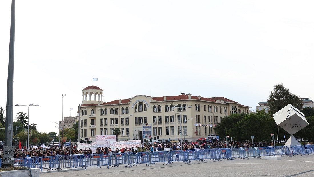 Μέτρα ασφαλείας εν όψει της ομιλίας του Πρωθυπουργού Κυριάκου Μητσοτάκη στην 88η ΔΕΘ.  Σάββατο 7 Σεπτεμβρίου 2024 (ΡΑΦΑΗΛ ΓΕΩΡΓΙΑΔΗΣ / EUROKINISSI)