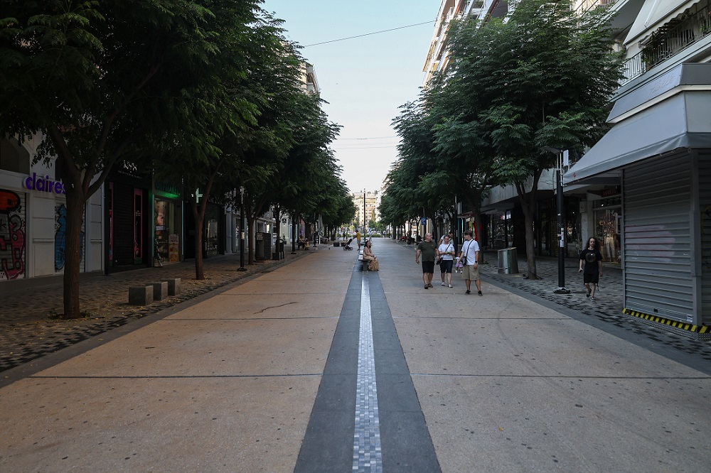 Ο πεζόδρομος της Αγίας Σοφίας. Τρίτη 15 Αυγούστου 2023. ΑΠΕ-ΜΠΕ/ΑΠΕ-ΜΠΕ/ΝΙΚΟΣ ΑΡΑΜΠΑΤΖΗΣ