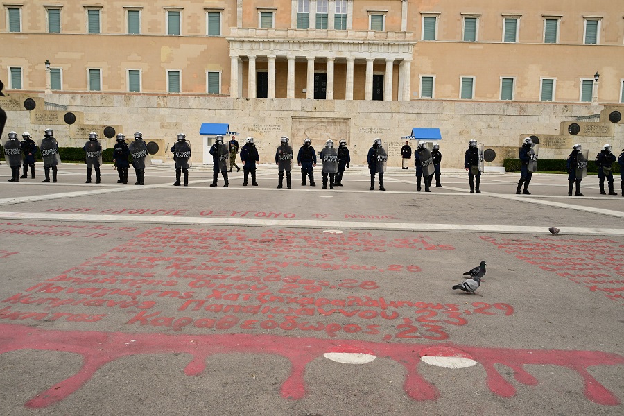 Μαθητικό - φοιτητικό συλλαλητήριο στην Αθήνα, με βασικό αίτημα να αποδοθεί δικαιοσύνη για την τραγωδία των Τεμπών, Παρασκευή 7 Φεβρουαρίου 2025. (ΤΑΤΙΑΝΑ ΜΠΟΛΑΡΗ/EUROKINISSI)