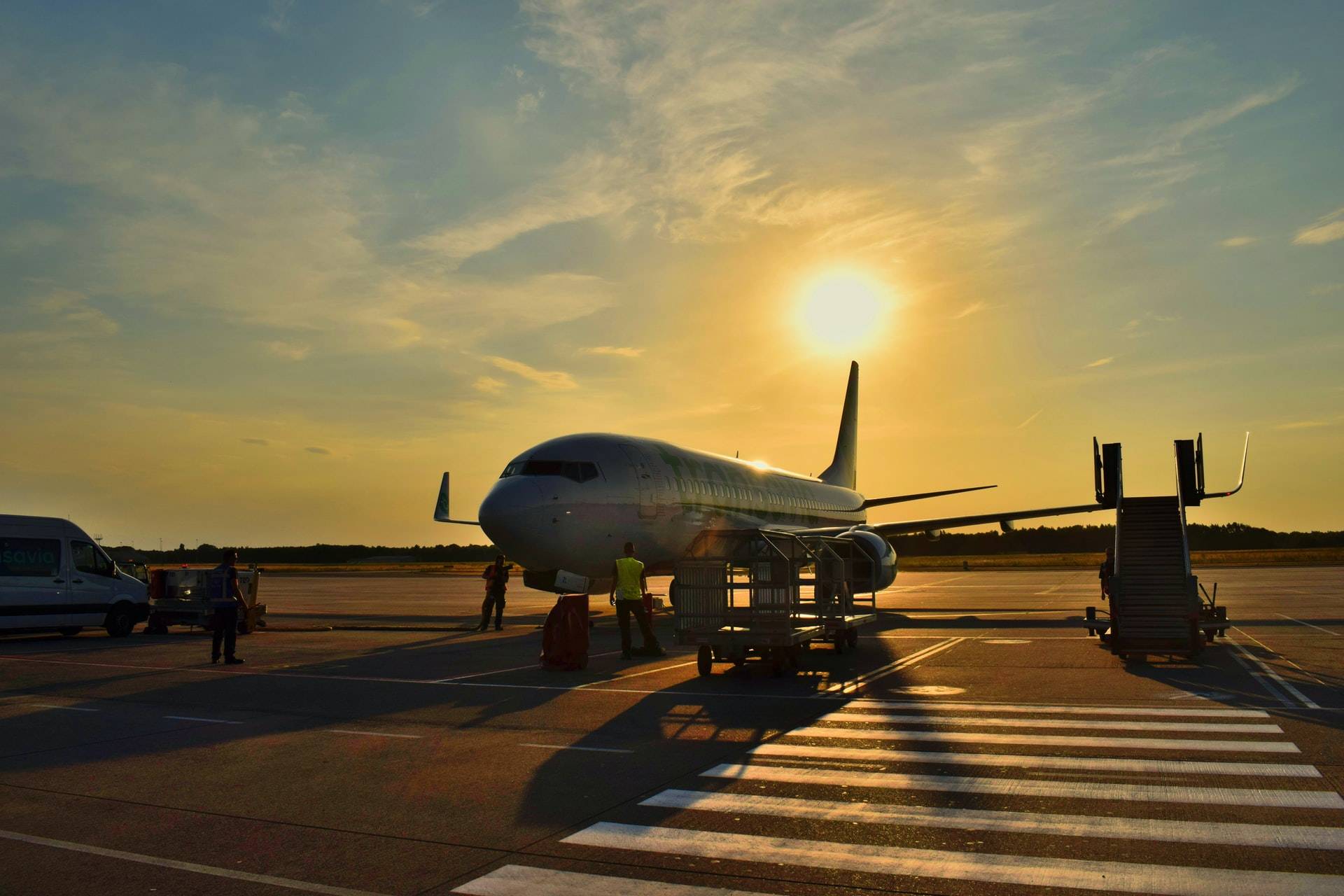 Airplane-at-airport