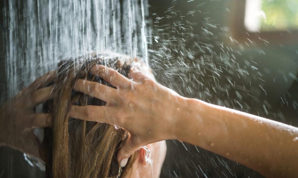 Woman-Taking-Shower